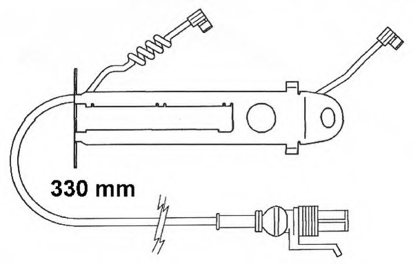 ABEX FAI152 Warning Contact, brake pad wear